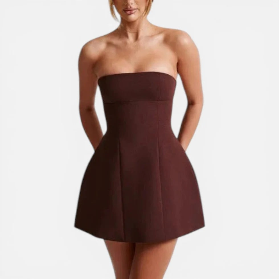 Mini Strapless Fit Dress