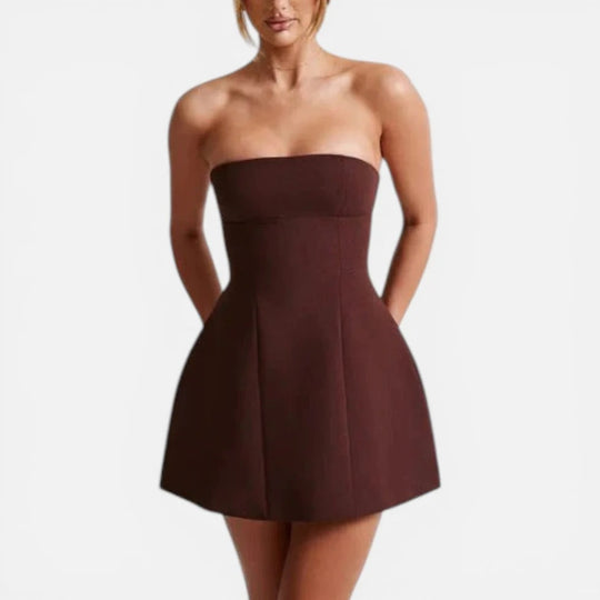 Mini Strapless Fit Dress