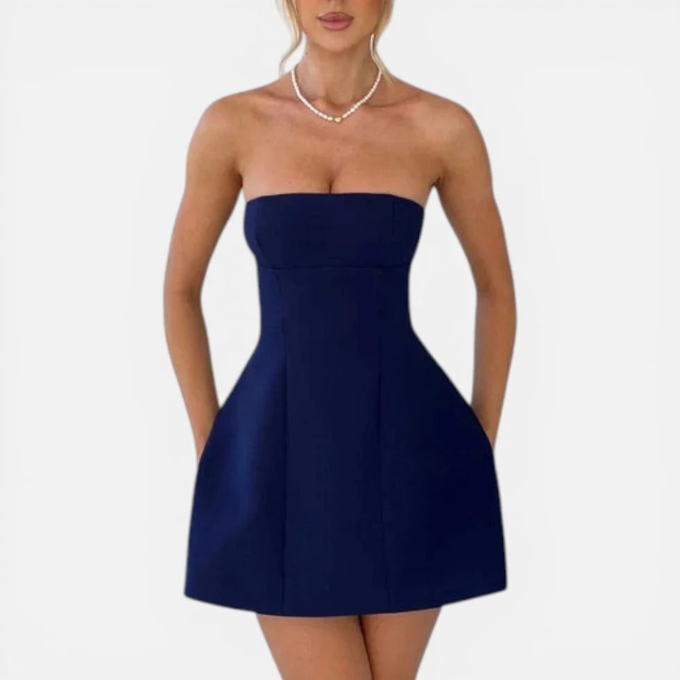 Mini Strapless Fit Dress