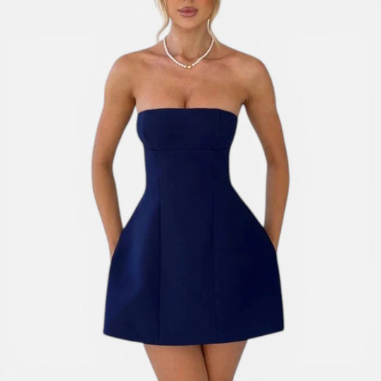 Mini Strapless Fit Dress