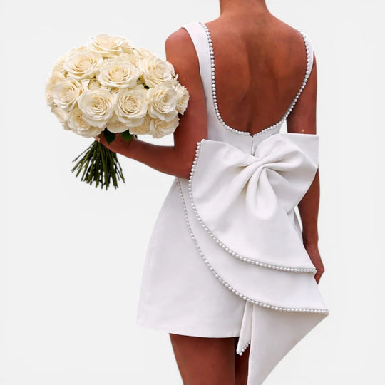 Mini Bow Back Dress