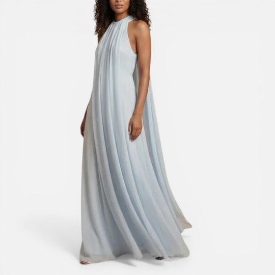 Maxi Halter Flowing Dress