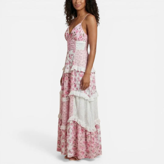 Maxi Floral Tiered Dress