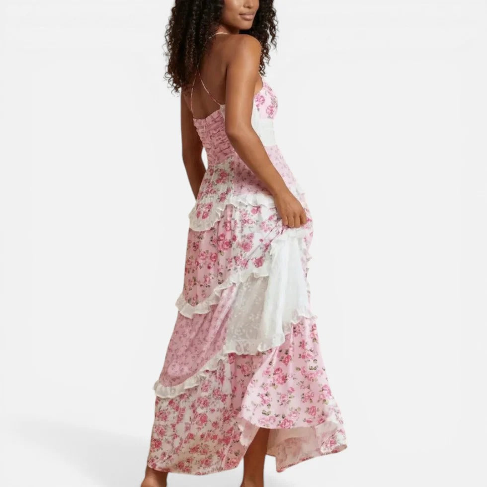 Maxi Floral Tiered Dress
