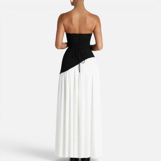 Maxi Scarf Split Dress