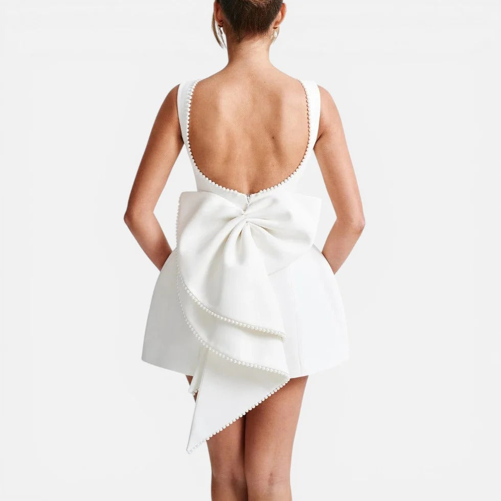 Mini Bow Back Dress