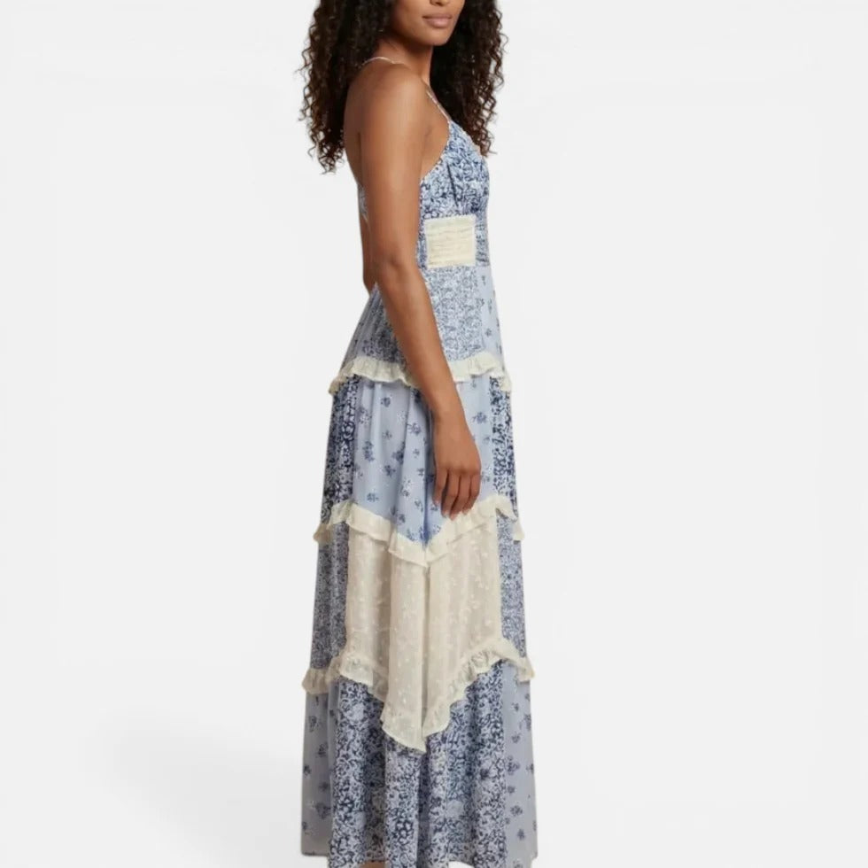 Maxi Floral Tiered Dress