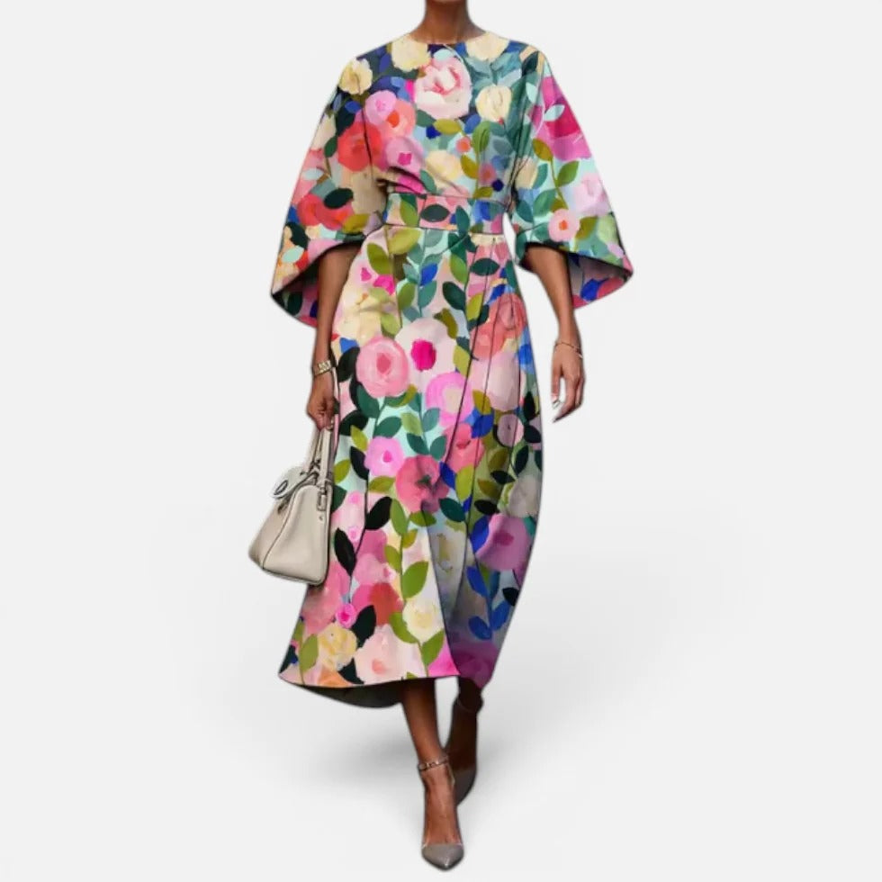 Midi Floral Casual Dress