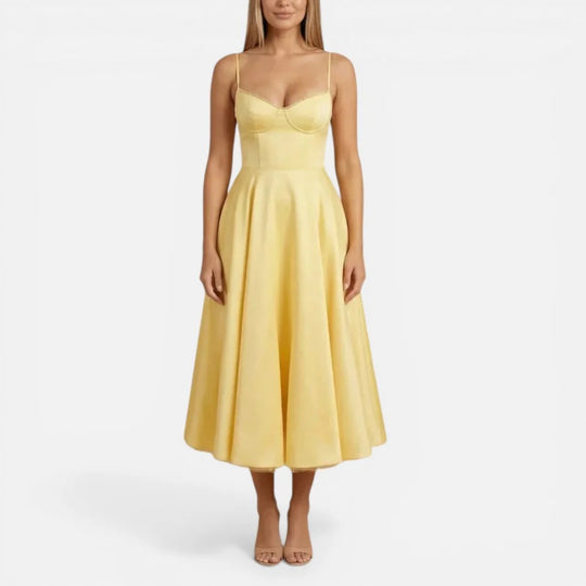 Midi Sundress Sleeveless Floral