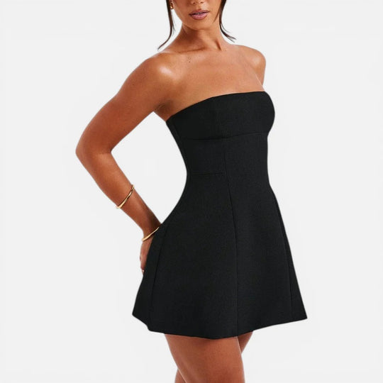 Mini Strapless Fit Dress