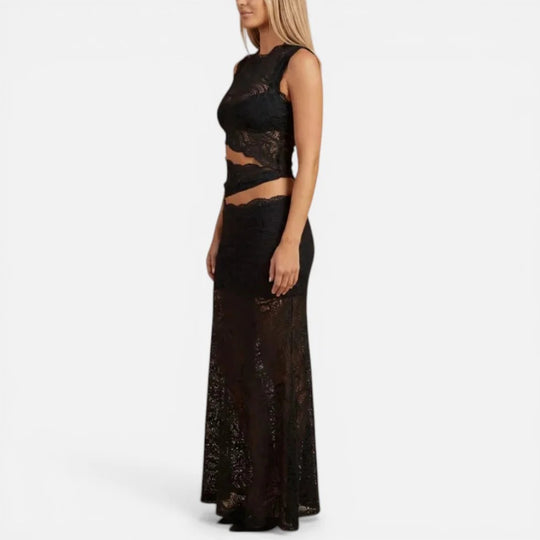 Lace Two Piece Set Dress
