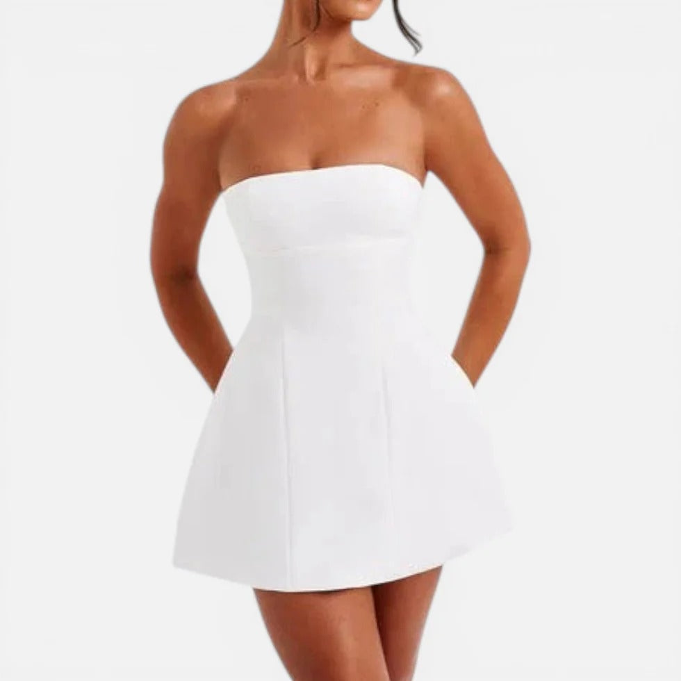 Mini Strapless Fit Dress