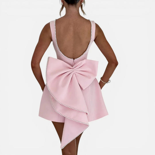 Mini Bow Back Dress