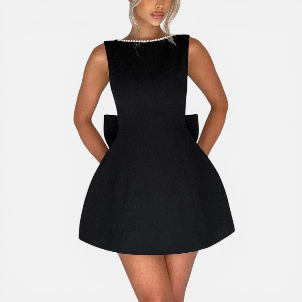 Mini Bow Back Dress