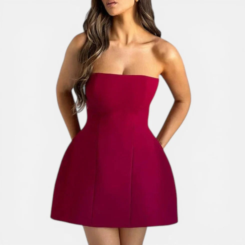 Mini Strapless Fit Dress